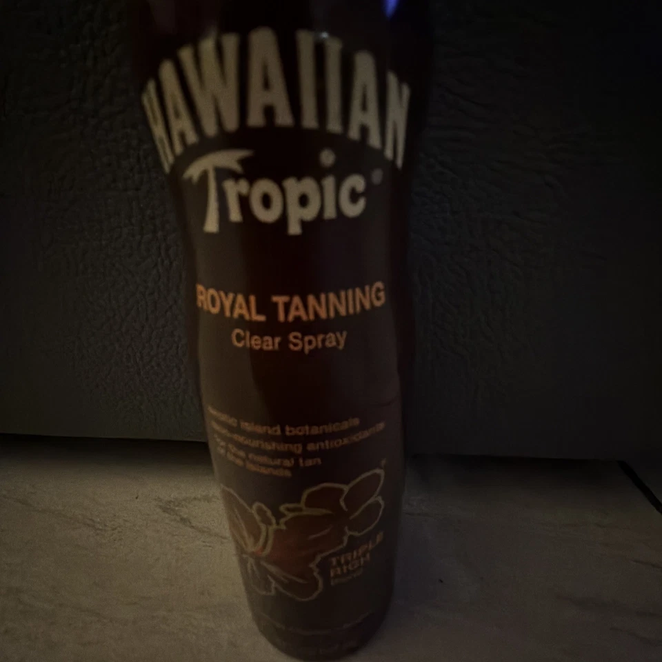 Spray transparente bronceador Hawaiian Tropic Royal triple mezcla rica 6 fl oz NUEVO Y SELLADO Foto 2 de 4