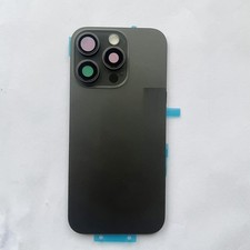 iPhone 16 Pro Back Glass Replacement Gray Magnetic Pre Installed with Logo