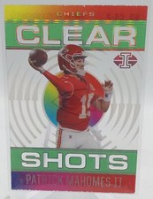 2021 Panini Illusions #CS-2 Patrick Mahomes II Clear Shots Emerald