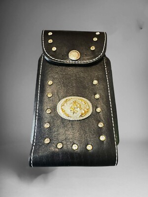 Funda Vaquera De Cuero Piel Para Celular Negro | Meses Sin Interés - Foto 8