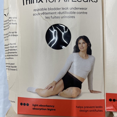 (4) Thinx For All Leaks Light Absorbency Hi-Waist Underwear Size Medium 5400 S34 - Picture 2 of 7