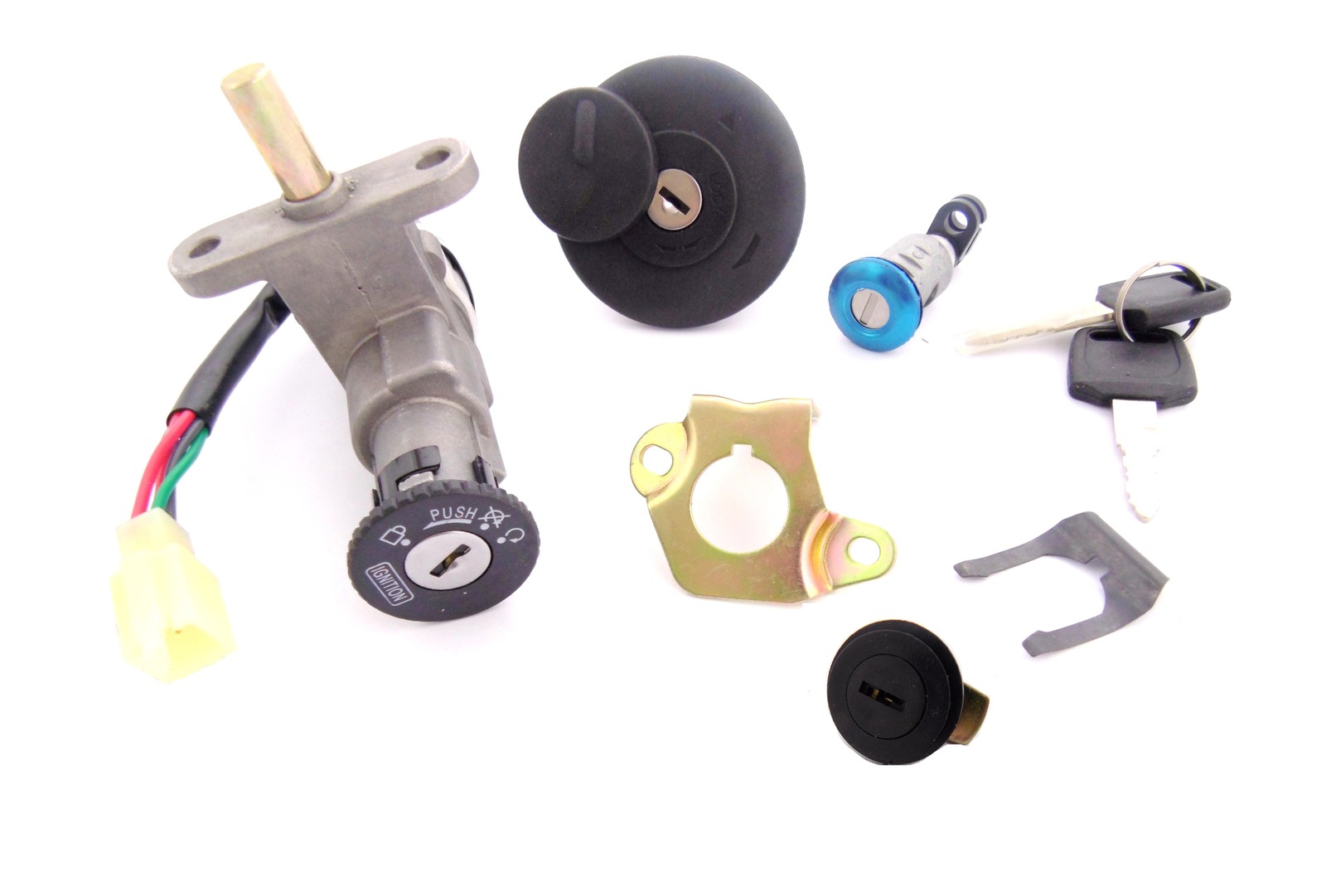 Commutateur d'allumage résistant aux faux contacts pour roller Keeway Focus