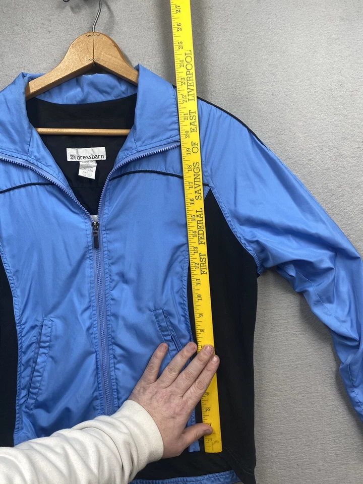 Платье сарая куртка женщин синий ветровка размер большой с подкладкой имеет карманы  - Изображение 3 из 4