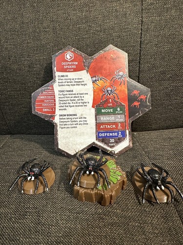 Figurine HeroScape - Drow Chainfighter - Faction Utgar - Hasbro - Occasion