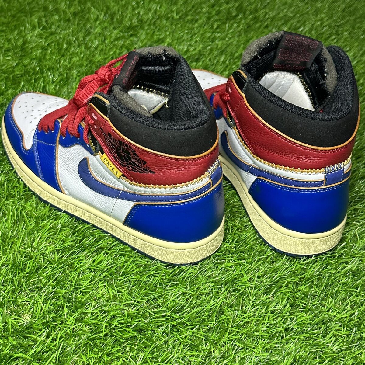 Size 7.5 Mens Jordan 1 Retro NRG x Union LA High Storm Blue Size 7.5 Mens Jordan 1 Retro NRG x Union LA High Storm Blue