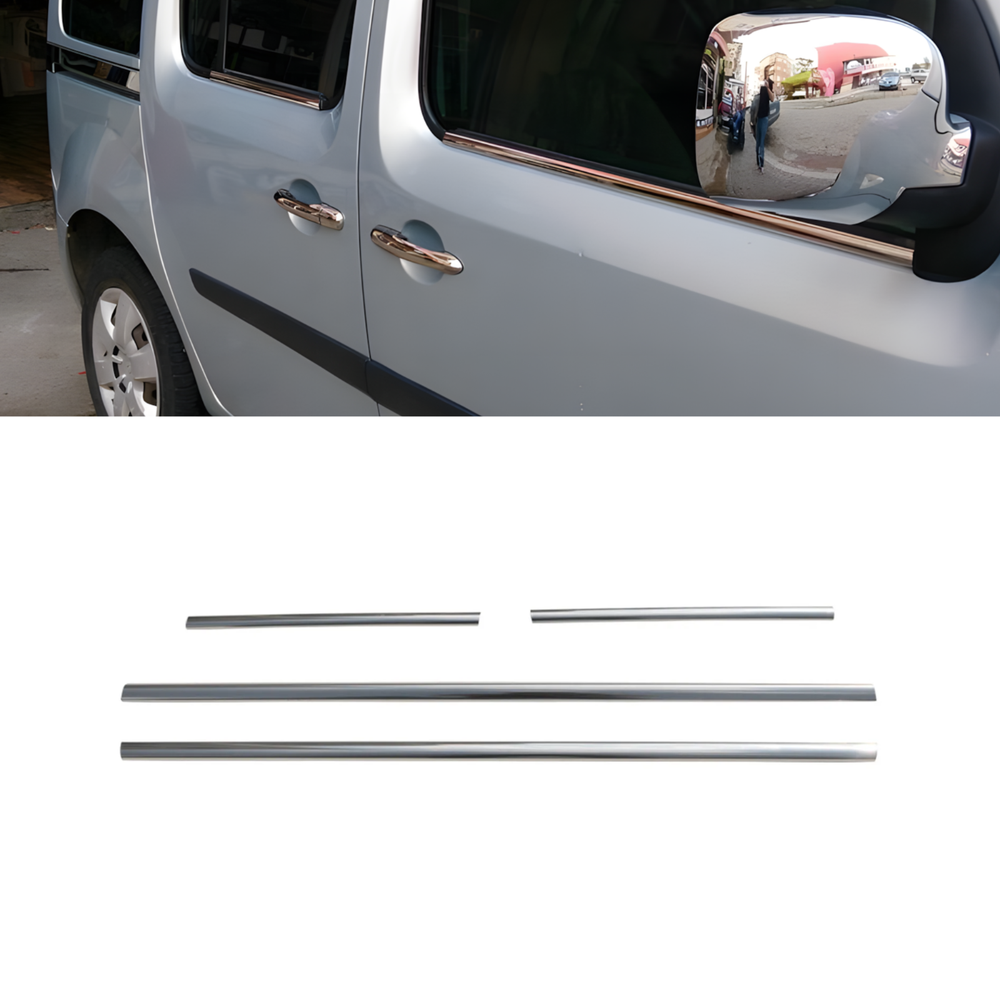 Stainless Steel Chrome Lower Window Sill Trim Fit Mercedes Citan Tourer 2013-21