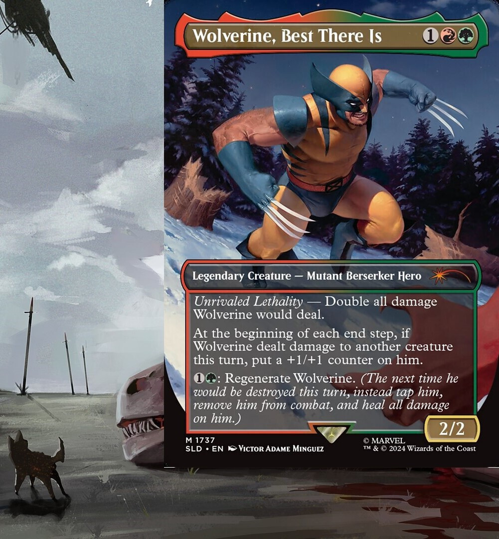 マジック：ザ・ギャザリング Wolverine, Best There Is Commander deck MTG Commander EDH Wolverine, Best There Is Cards Custom Deck