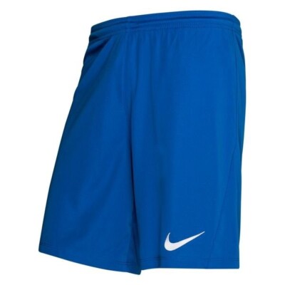 NIKE WOMENS SHORTS FOOTBALL TRAINING GYM PARK III ROYAL BLUE DRI FIT XL  UK