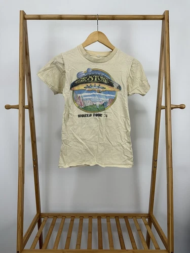 70s Boston World Concert Tour Oakland Coliseum Sold 1970s vintage concert t-shirt, vintage, single stitch, B+ condition