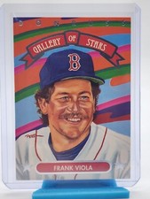 1992 Donruss Leaf Baseball Gallery of Stars Frank Viola Red Sox #GS-6
