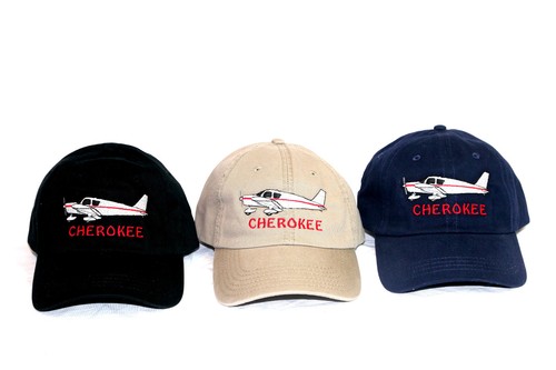 Piper Cherokee Aircraft Embroidered Cap 