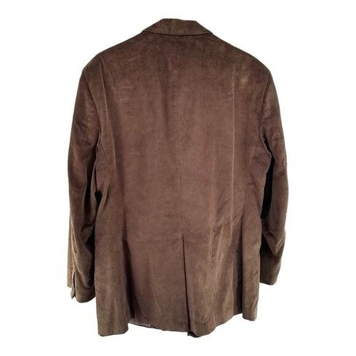 Adolfo Men’s 44R Brown Corduroy Jacket Button Preppy Office Career Sport Coat - Picture 2 of 16