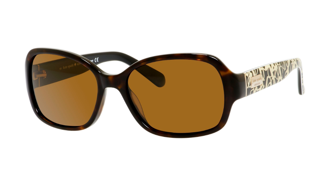 Kate Spade Akira/P/S 0PHN/VW Tortoise/Brown Polarized Sunglasses  716737475195 | eBay