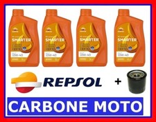 KIT TAGLIANDO OLIO REPSOL 10W40 + FILTRO HONDA CBR 1000 RR ANNO 2011