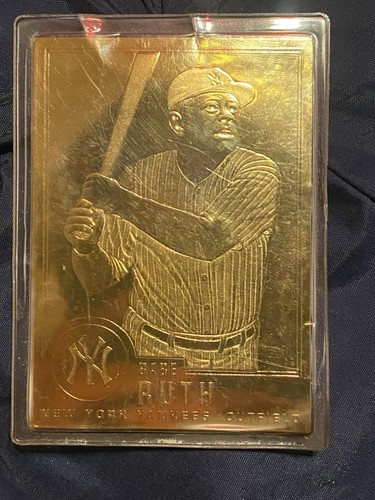 Babe Ruth Gold Card Number 30 | eBay