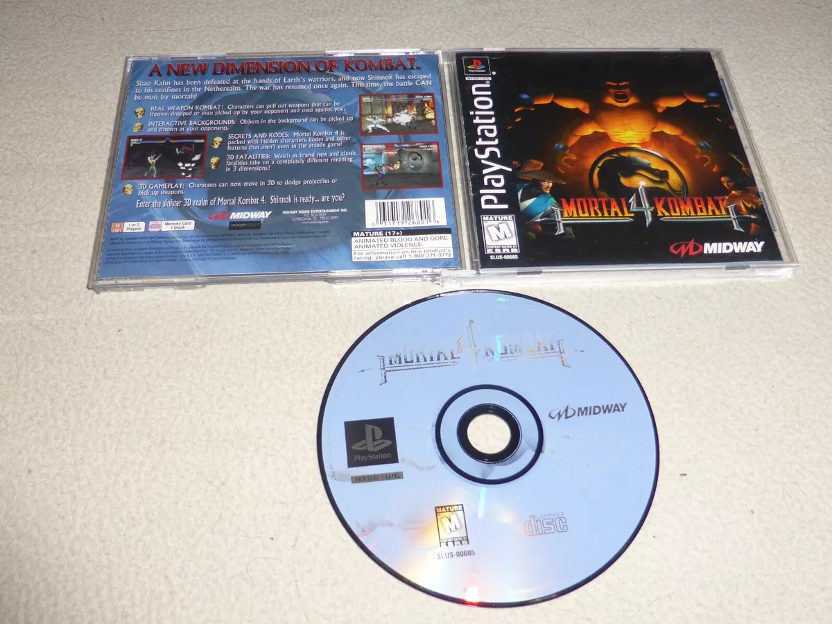 Mortal Kombat 4 - Playthrough (PSX) 