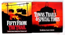 Marlboro Cookbooks Lot of 2 Fifty From The Trail & Town Trails & Special Times