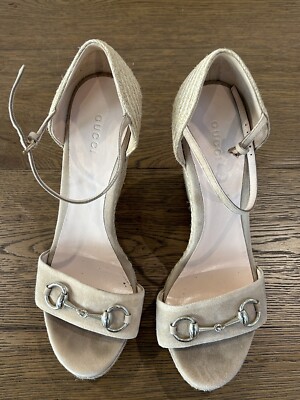 Gucci Wedge Platform Sandals