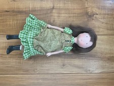 Vintage Knickerbocker 1974 11" Original Holly Hobbie Vinyl Jointed Doll w/Outfit
