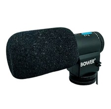Bower MIC200 Professional On-Camera Electret Condenser Microphone For DSLR New