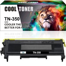 1PK Black TN350 Toner Cartridge Fitfor TN-350 Brother DCP-7010 DCP-7020 DCP-7025