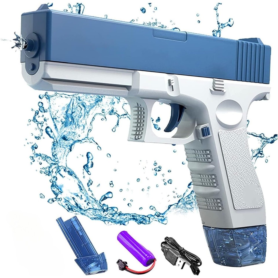 Pistola de agua de juguete para niños 58cc de largo alcance hasta 9 mt piscin...