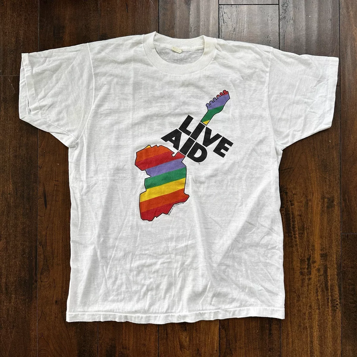 Queen live sale aid t shirt