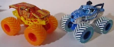 Spinmaster 1:64 Monster Jam Max D Mutt Dalmatian Fire And Ice Walmart Exclusive