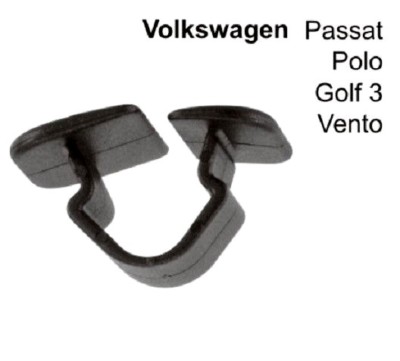 10x Befestigungsclips Dämmmatte Motorhaube universal 1H586384901C