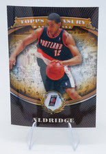 2008-09 Topps Treasury LaMarcus Aldridge #37 Bronze Refractor /999 JERSEY NUMBER
