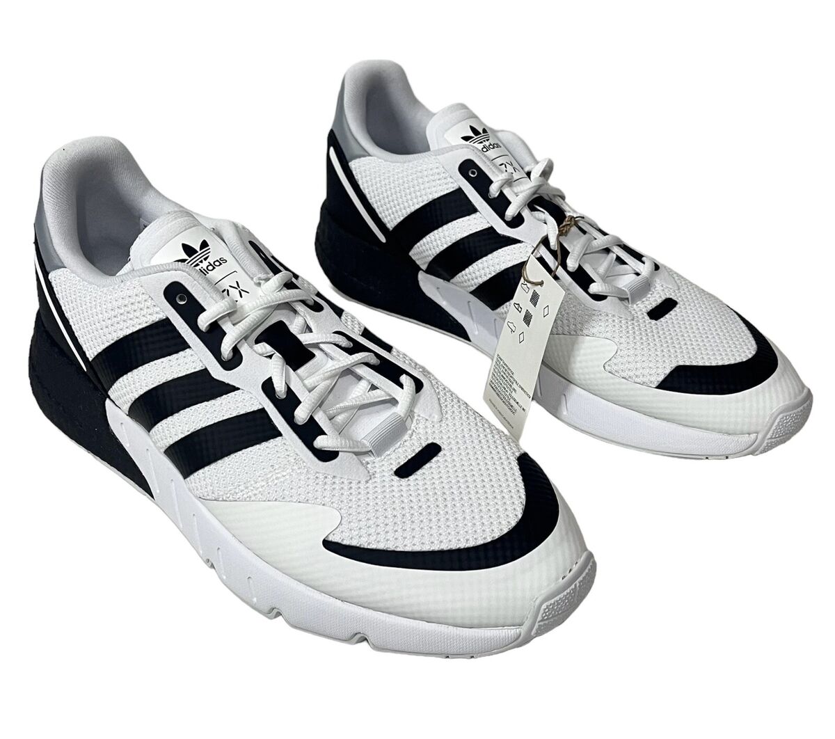 Adidas Men Ultra Originals ZX 1K Boost Black/White Running Adidas Men Ultra Originals ZX 1K Boost Black/White Running