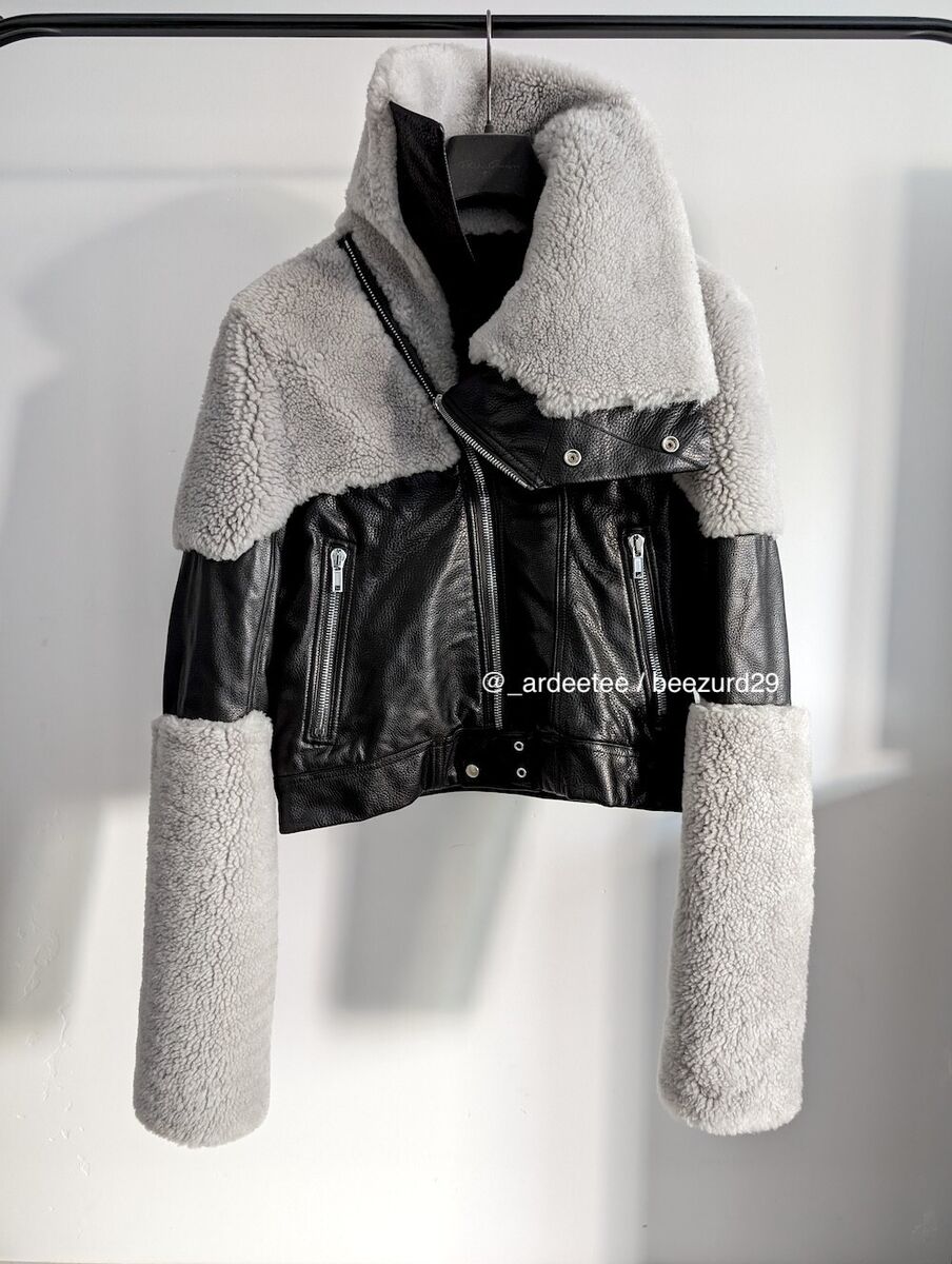 NWT* RICK OWENS RARE KEITH SHEARLING JACKET FW20 FW22 STROBE NWT* RICK OWENS RARE KEITH SHEARLING JACKET FW20 FW22 STROBE