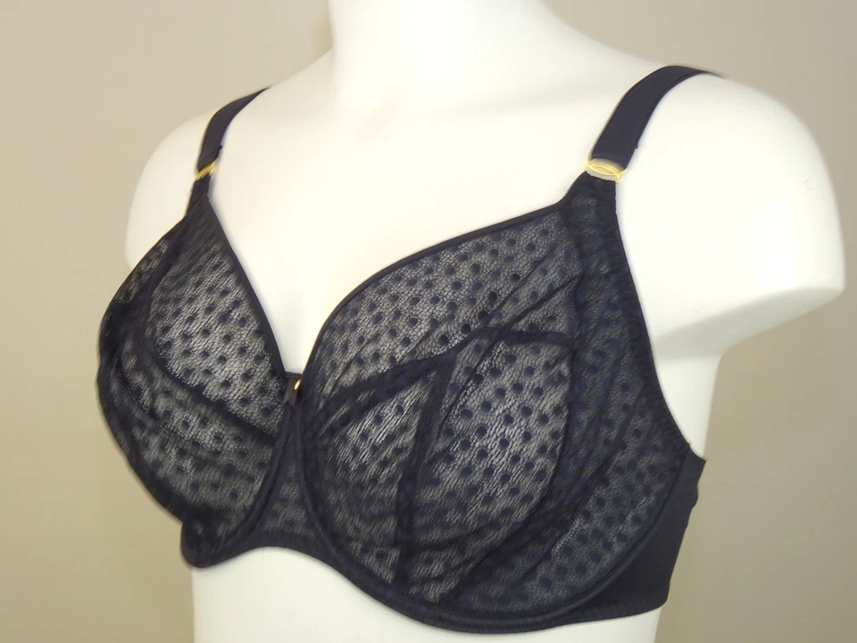 Sujetador Freya 5202# Hero soporte lateral balcón sin forro con aros talla 36 J EE. UU. Foto 2 de 4