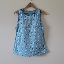 Draper James X Lands End Magnolia Print Tankini Top with Soft Cups Size 16