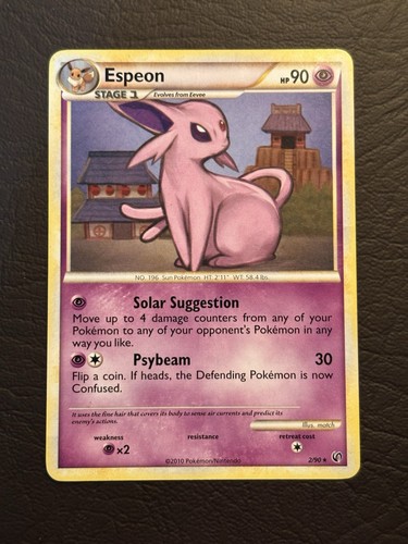 Espeon 2/90 Non-Holo - HS Undaunted  2010 - Pokémon TCG - LP
