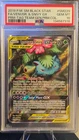 Venusaur and Snivy GX Holo SM 229 Full Art Tag Team Black Star Promo Psa 10