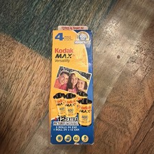 Kodak Max 400 35mm Color Print Film 4 Pack