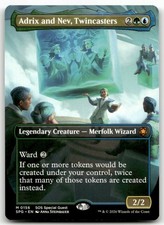 Adrix and Nev Twincasters Borderless MTG M 156 Special Guests SPG NM
