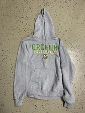 Champion Oregon Ducks Hoodie Gray Volleyball