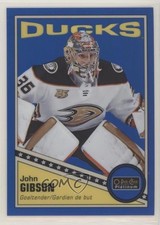 2019-20 O-Pee-Chee Platinum Retro Rainbow Blue 60/149 John Gibson #R-7 x6g