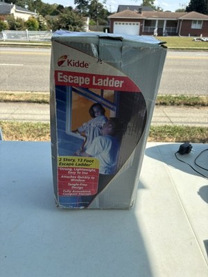 Kidde Fire Escape Ladder 2-Story 13ft Home Ladder Hooks to  Window