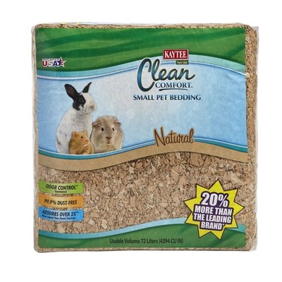 Forti-Diet Clean Comfort Small Animal Bedding for Rabbits, Natural 72L