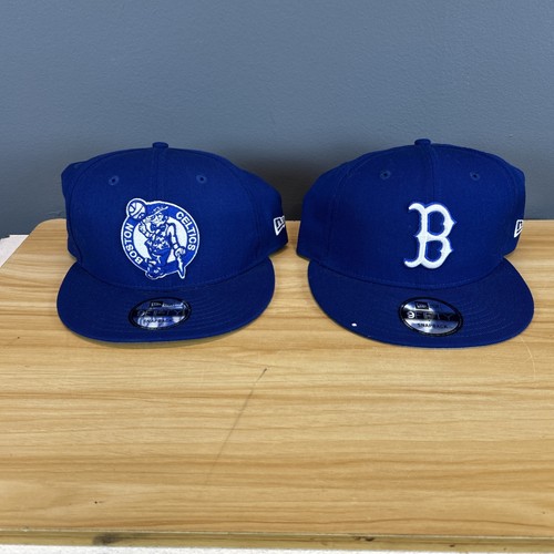 Boston Red Son Celtics 2er-Set Baseballmütze Druckknopflasche MLB New Era 9Fifty