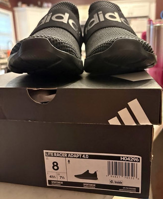 NEW adidas Lite Racer Adapt 4.0 Men\'s Black Slip-On Athletic Mesh Sneaker size 7 Amazon.com | adidas mens Lite Racer Adapt 4.0 Running Shoes  main image 3