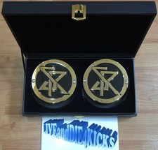 WWE Shop Authentic Seth Rollins Visionary Replica Side Plates Box Set USA SELLER