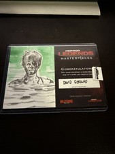 2025 Horror Legends Masterpieces 1/1 Triple Panel Sketch Art By Geralao