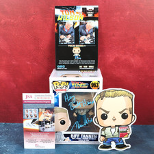Funko Pop Signed Back To The Future Biff 963 Tom Wilson Inscribed 2020 Protector
