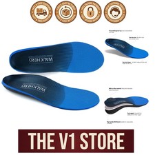 Arch Support Insoles for Men  Women, Relief for Plantar Fasciitis - Size 11-...