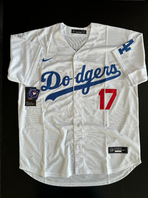 Shohei Ohtani #17 Los Angeles Dodgers Men's White Jersey XL