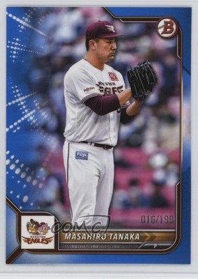 2022 Bowman NPB Nippon Professional Baseball Blue /199 Masahiro Tanaka #46 1u5y